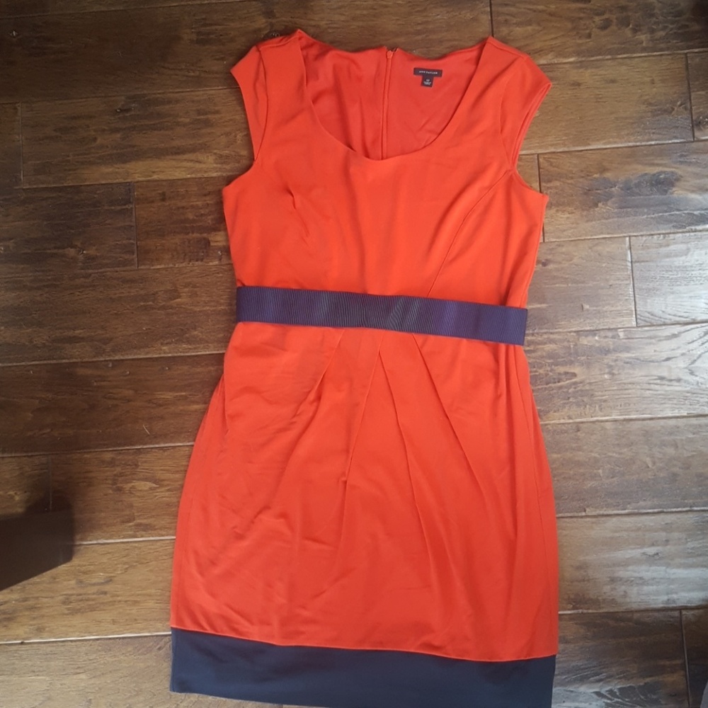 Ann Taylor Belted Dress